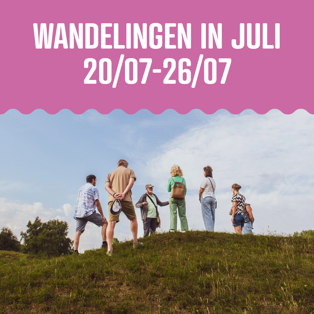 Tijd om onze wandelingen met gids terug uit te lichten. 👉 Ontdek de wandelingen van volgende week!