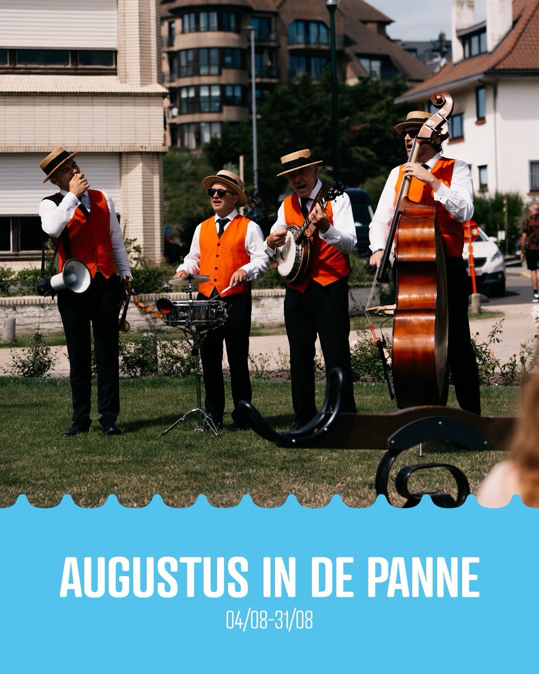 ☀️ Hier zijn we weer met een overzichtje van wat er te beleven valt in augustus!

Heerlijk snuisteren tussen de kraampjes 😋

 🏃‍♀️ Van 4 tot en met 15 jaar!

🤠 Nieuw dit jaar! Doe jij mee met de workshop line dance?

🛟 Proef van het strandreddersleven 🌊

Un, dos, tres, kom dansen en zingen tijdens Latino night! 🎆💃🏼🌴

Muziek van The Beatles, The Rolling Stones, Elvis Presley, U2 en zoveel meer. 🎸

☀️ Een intiem concert in het avondlicht

✨ Keer voor één avond terug naar de grandeur van de Belle Époque. 

Mis deze unieke expo niet!
