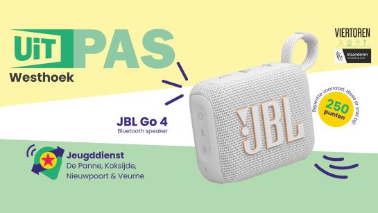 JBL Go bluetoothspeaker dankzij UiTPAS