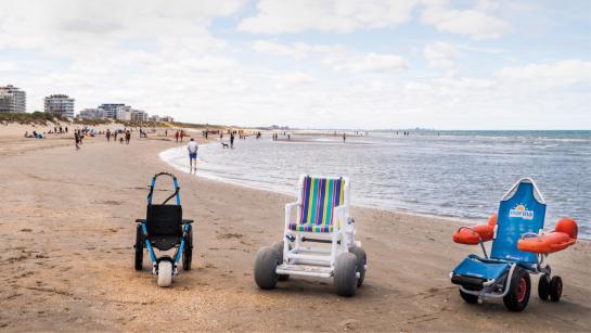 3 types strandrolstoelen