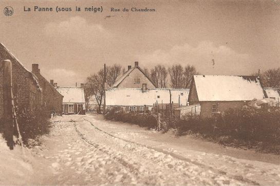 sneeuw in de L. Maskenslaan