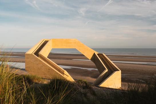 Westerpunt bij laag water