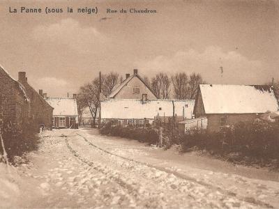 sneeuw in de L. Maskenslaan