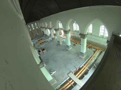 Ondergronde ventilatie binnen